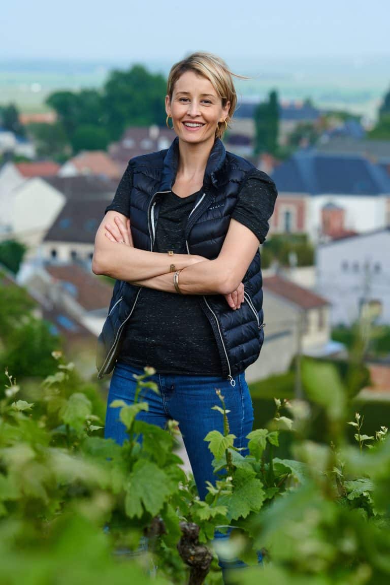 Adeline Lepitre dans les vignes de Rilly-la-Montagne
